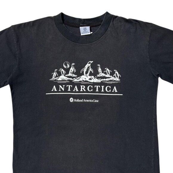 90s Vintage Antarctica Penguin T-shirt Holland America Line Cruise. - Picture 2 of 7